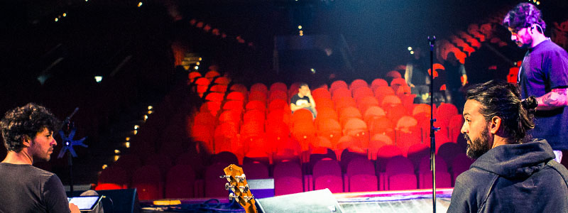 soundcheck Fabrizio Moro @ Auditorium Conciliazione