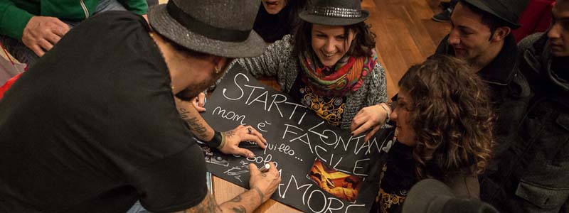 intervista Fabrizio Moro @ Auditorium Unità d'Italia - Isernia